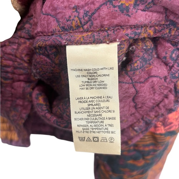 Free People Peggy Quilted Jacket Size Large Trendy Boho Bohemian Hippie - Picture 8 of 12